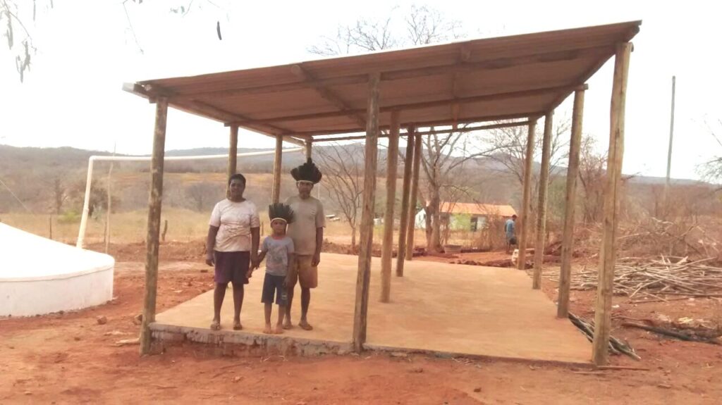 Cisternas para agricultra Xacriabá